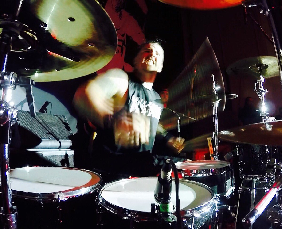 801PUNX's tweet photo. Drumming has literally saved my life. The greatest outlet! #MusicSaves #EndureAndEnjoy Moment captured via @gopro https://t.co/SCnN4mbEkE