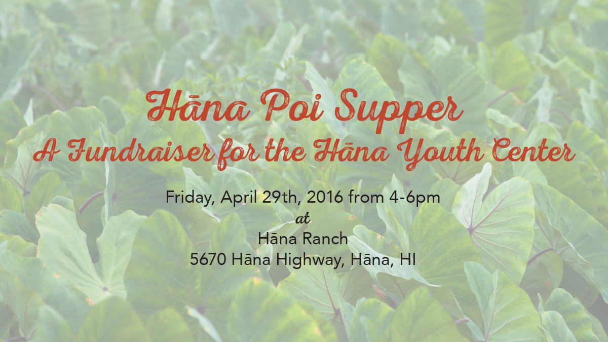 Don't miss our upcoming #farmtotable dinner on 4/29 at the ranch with @edibleHI <a href="/Travaasa/">Travaasa</a> eventbrite.com/e/hana-poi-sup…