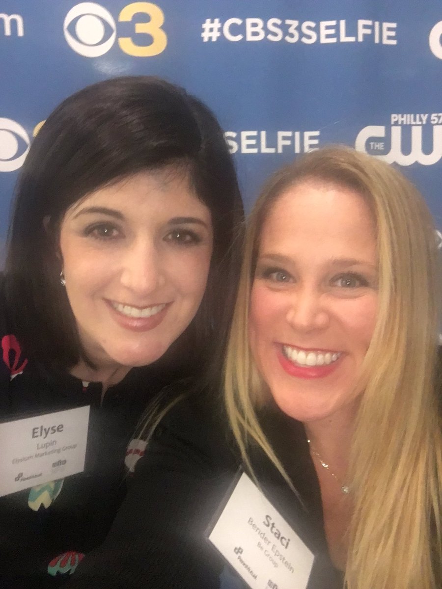elyselupin's tweet photo. Enjoying @pennmutual Women of Impact event @cbs3talkphilly! @BeGroupConnects #EmpoweringWomen #cbs3selfie https://t.co/r98wx2ilPv