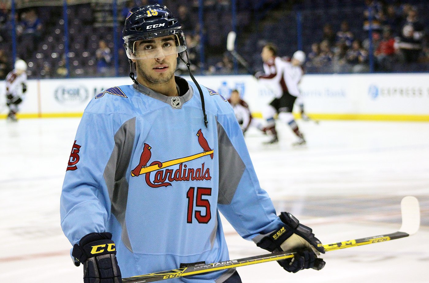 St. Louis Blues on X: Bid on these @Cardinals hockey jerseys