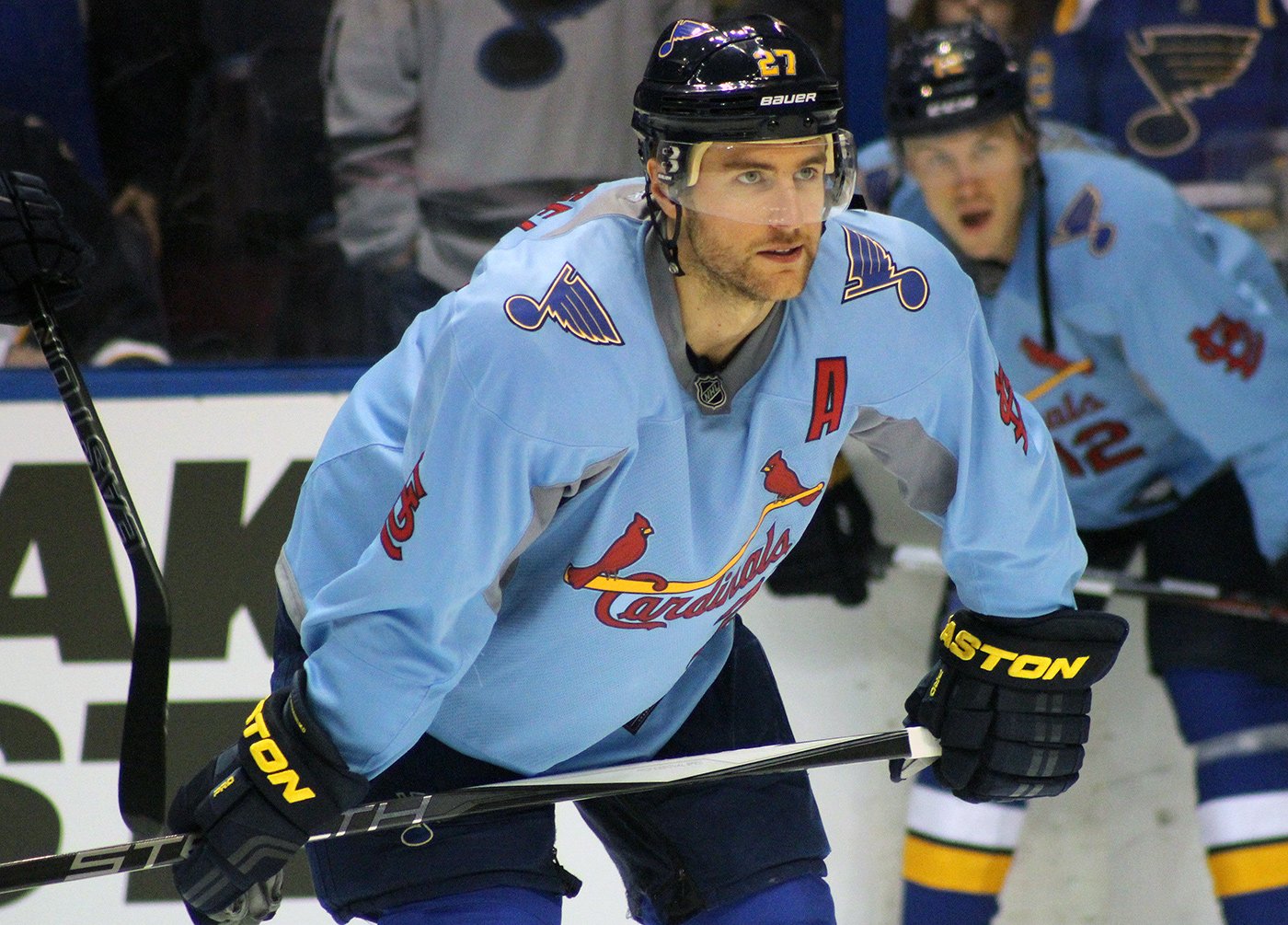 St. Louis Blues on X: Bid on these @Cardinals hockey jerseys