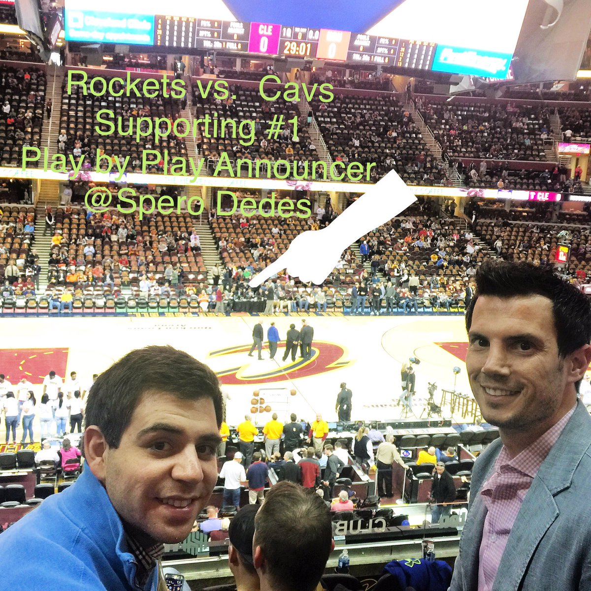 NickVlasidis's tweet photo. Supporting #SperoDedes @SperoDedes #BestPlayByPlayAnnouncer https://t.co/0X2hYSlwnB