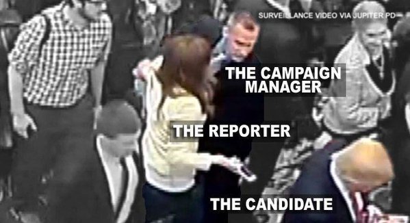 shawgerald4's tweet photo. A pushy reporter trying to make a name for herself... That's all she is, @CLewandowski did the right thing! :] https://t.co/M2WNZYQMkC
