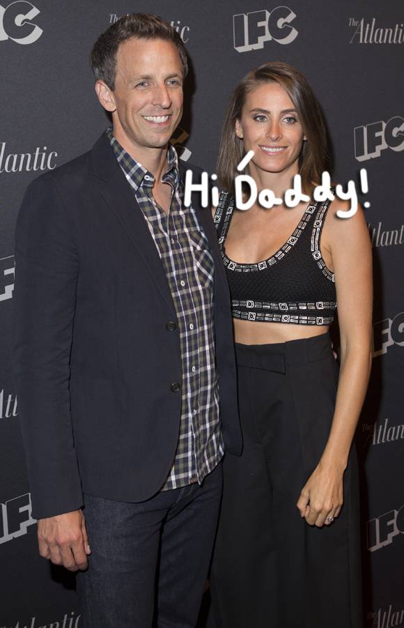 PerezHilton's tweet photo. UPDATE! Find out what #SethMeyers and #AlexiAshe named their baby! https://t.co/DMVR9n9KJA https://t.co/EByd7zEBzC