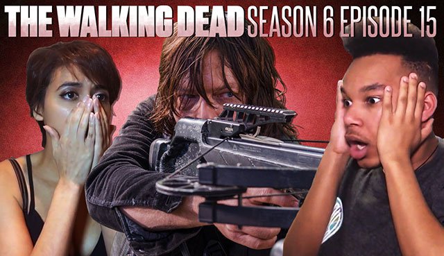 TheWalkingDead's tweet photo. WATCH #WalkingDead fans react to Sunday's jaw-dropping episode in our latest reaction video: https://t.co/PRysBdLrQy https://t.co/WrJcUGuRuk