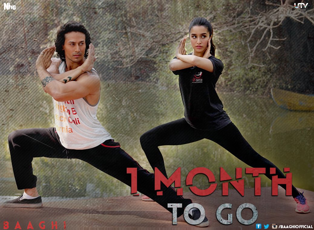 ShraddhaKapoor's tweet photo. #Baaghi #29thApril @sabbir24x7 @iTIGERSHROFF ❤️ https://t.co/OcNVKizol2