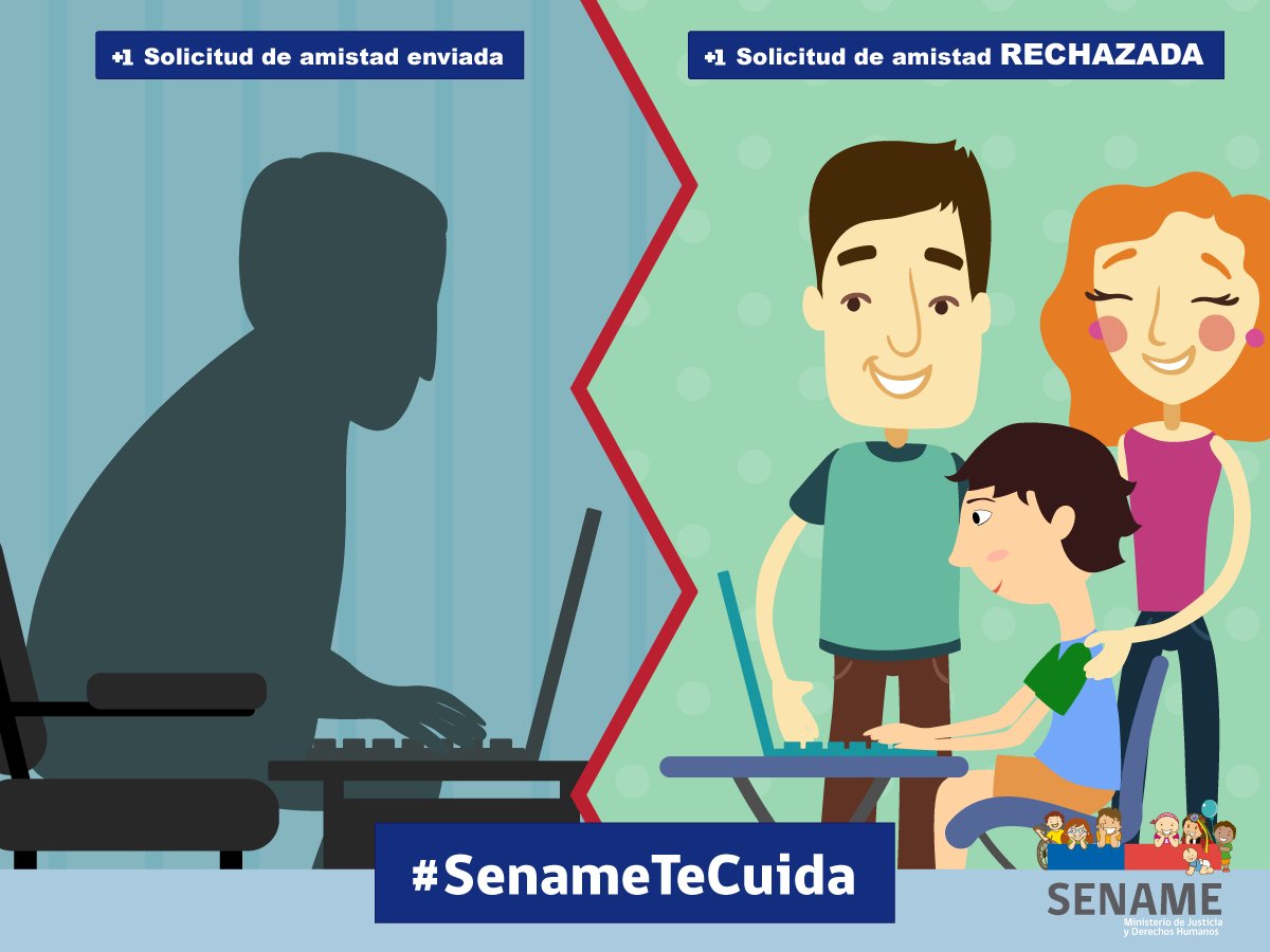 #ViralTVN Protege a tus hij@s del #grooming estando atento a lo que hace en internet. Denuncia al 134 de <a href="/PDI_CHILE/">PDI Chile</a>