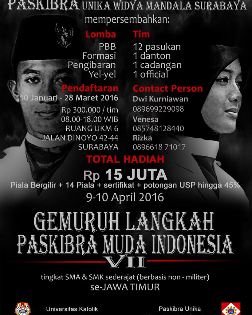 PaskibraWM's tweet photo. Salam Loyal! Mengingatkan kembali pendaftaran akan segera  ditutup pastikan nama sekolah kalian sdh terdaftar :) https://t.co/HgbmJsxWyd
