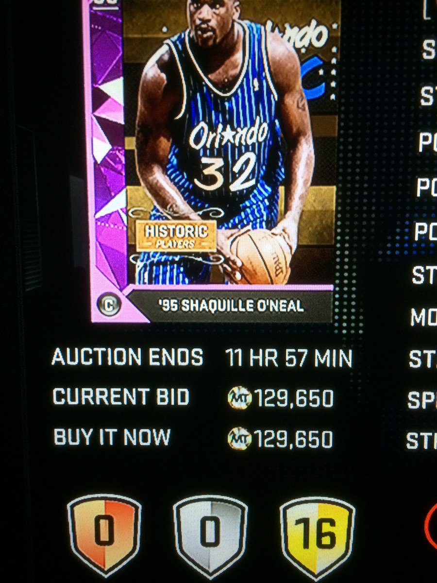 NbaDiamondDeals's tweet photo. tbt Shaq, best price for the only bagded out shaq. XB1 @2kAuctions https://t.co/6jyeILZhV9