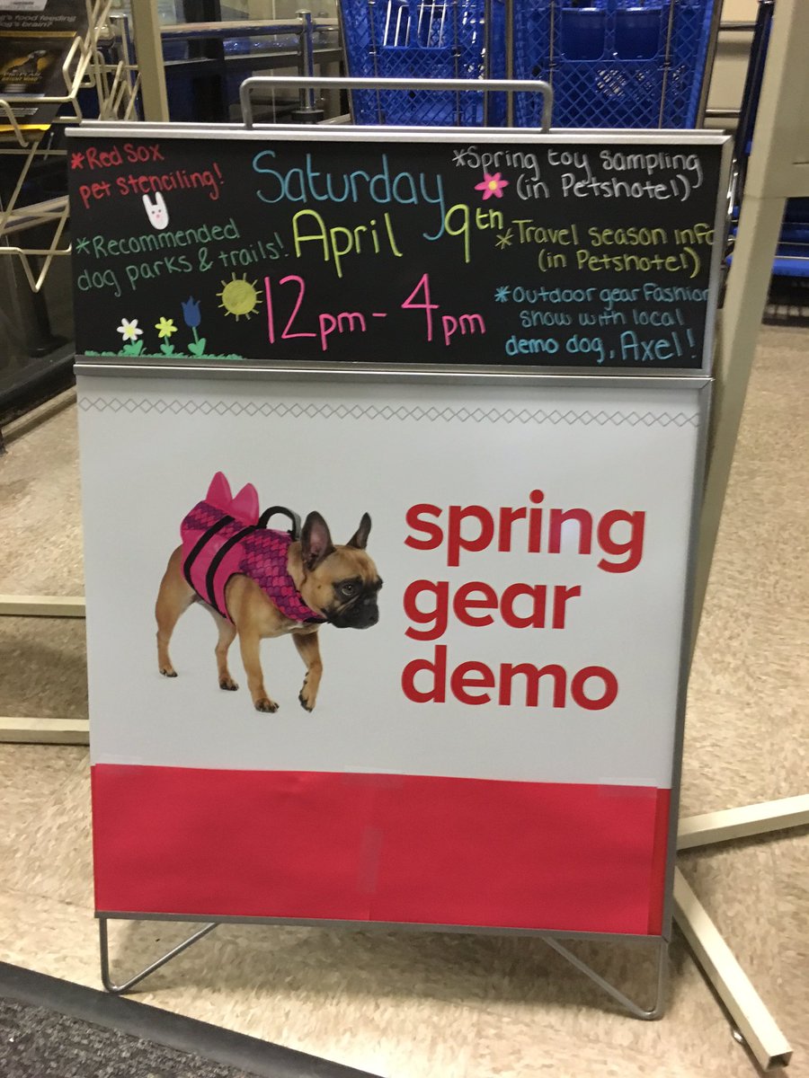 TLB1818's tweet photo. Clear your calendar for April 9th!!  It's sure to be a good time! 🐾🐕🐩🐶😍💐🌷🌤@1582Petsmart @PetSmart @ray_rwest https://t.co/aIdweaDchq