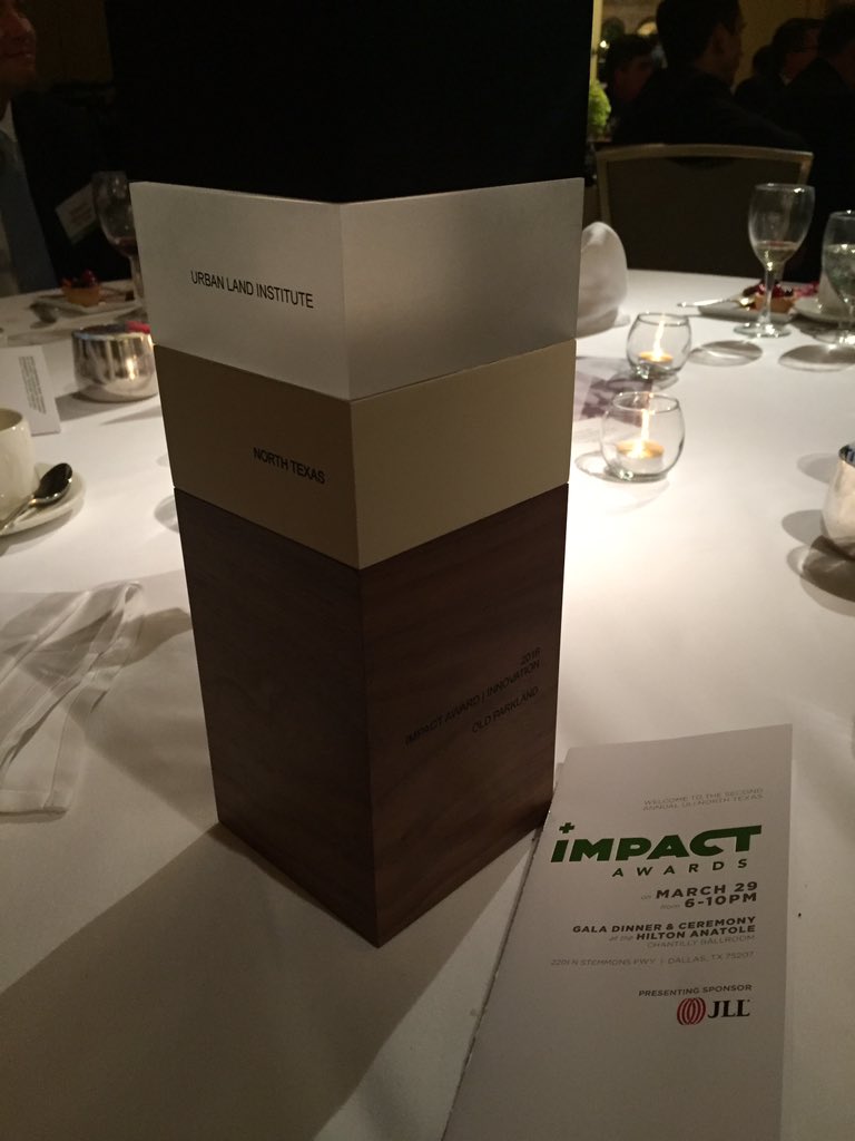 chadschieber's tweet photo. Old Parkland is a winner at ULI Impact Awards. @BeckGroup https://t.co/LgeyBeGy5b
