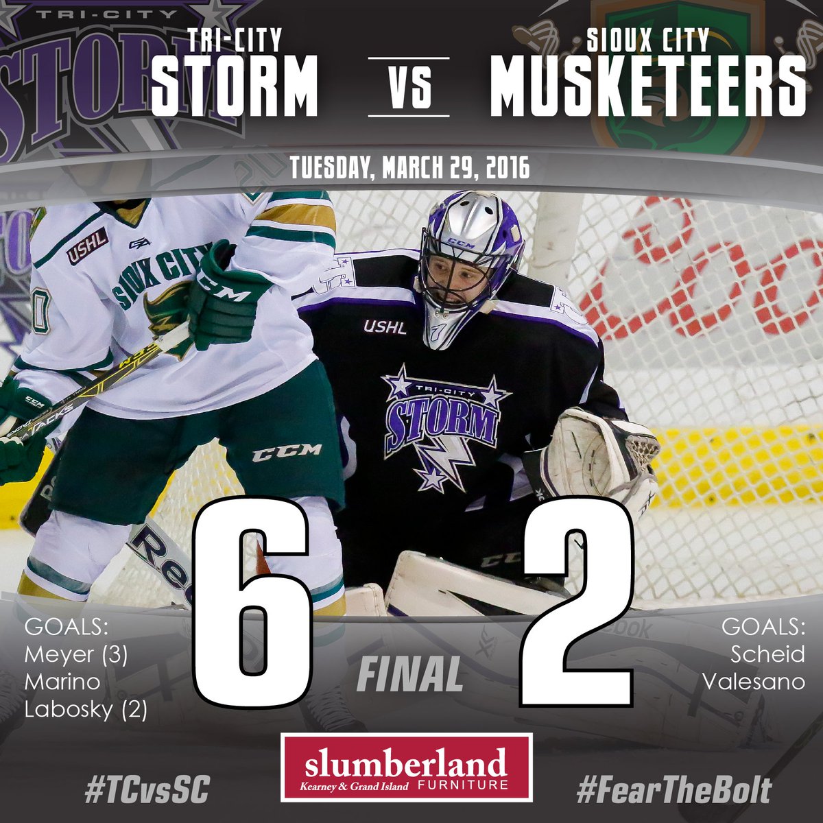 TriCityStorm's tweet photo. STORM WIN!! WE ARE PLAYOFF BOUND!! https://t.co/QJkYntfSoh