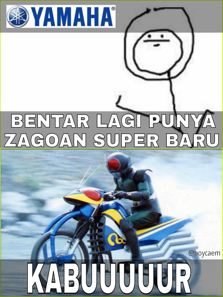 <a href="/YamahaIndonesia/">Yamaha Indonesia</a> edisi kamen raider kabuuur #ZagoanSuper