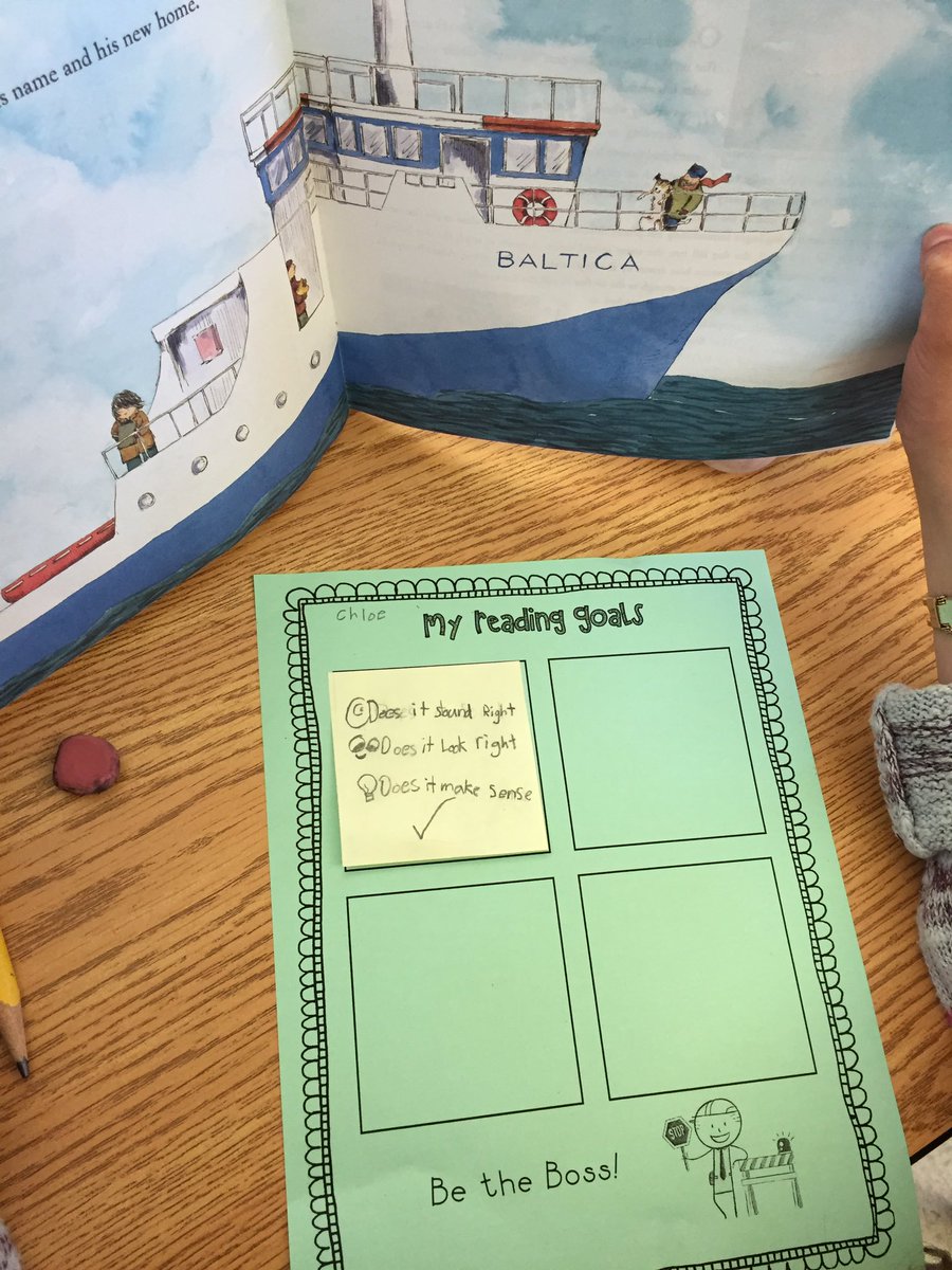Wolfman1st's tweet photo. Setting goals so we can be the boss of our reading! #Laf1stgrade https://t.co/1SMf9G16wE
