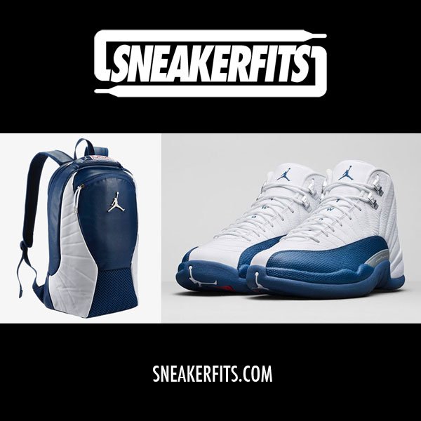 jordan retro 12 backpack french blue