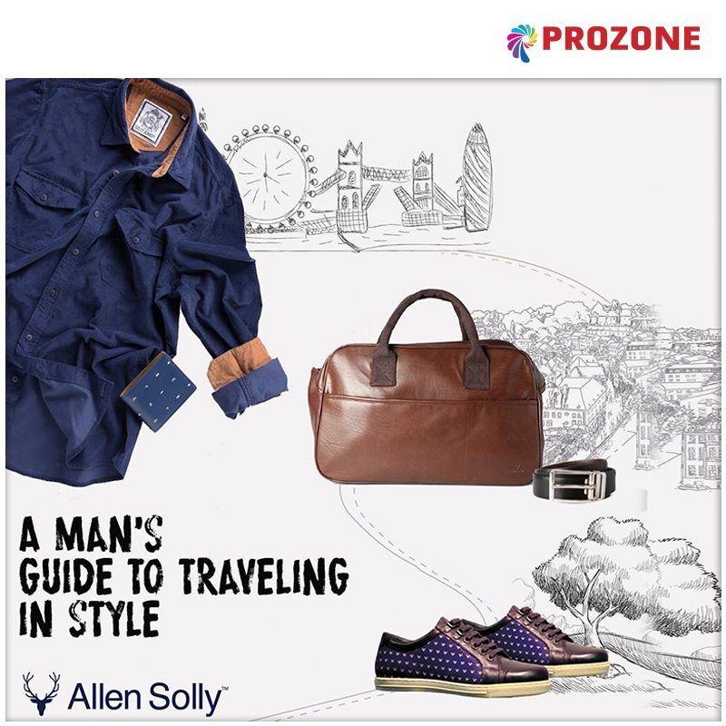 Get on a weekend mission. Take command of your holiday style! Available at: <a href="/allensolly/">Allen Solly</a> #ProzoneMall #Aurangabad
