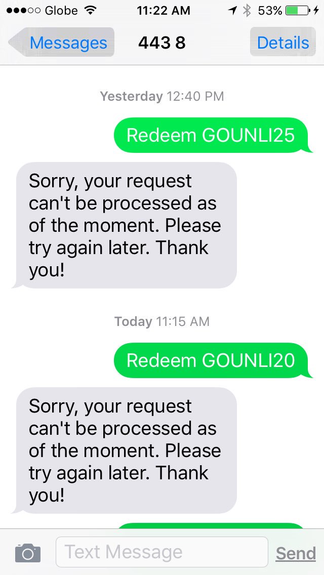 aisjam's tweet image. @talk2GLOBE @enjoyGLOBE #SaySorry #globeproblems #globerewards