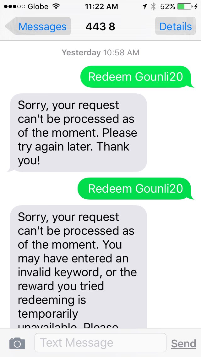 aisjam's tweet image. @talk2GLOBE @enjoyGLOBE #SaySorry #globeproblems #globerewards