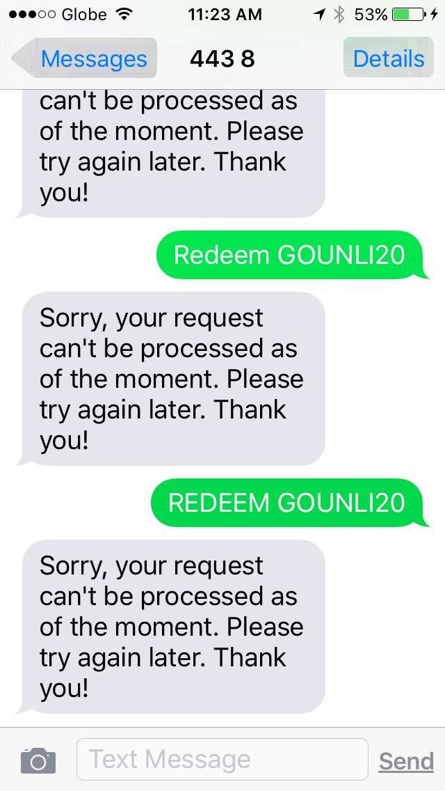 aisjam's tweet image. @talk2GLOBE @enjoyGLOBE #SaySorry #globeproblems #globerewards