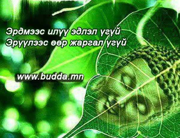 Эрдмээс илүү эдлэл үгүй 
Эрүүлээс өөр шаргал үгүй...