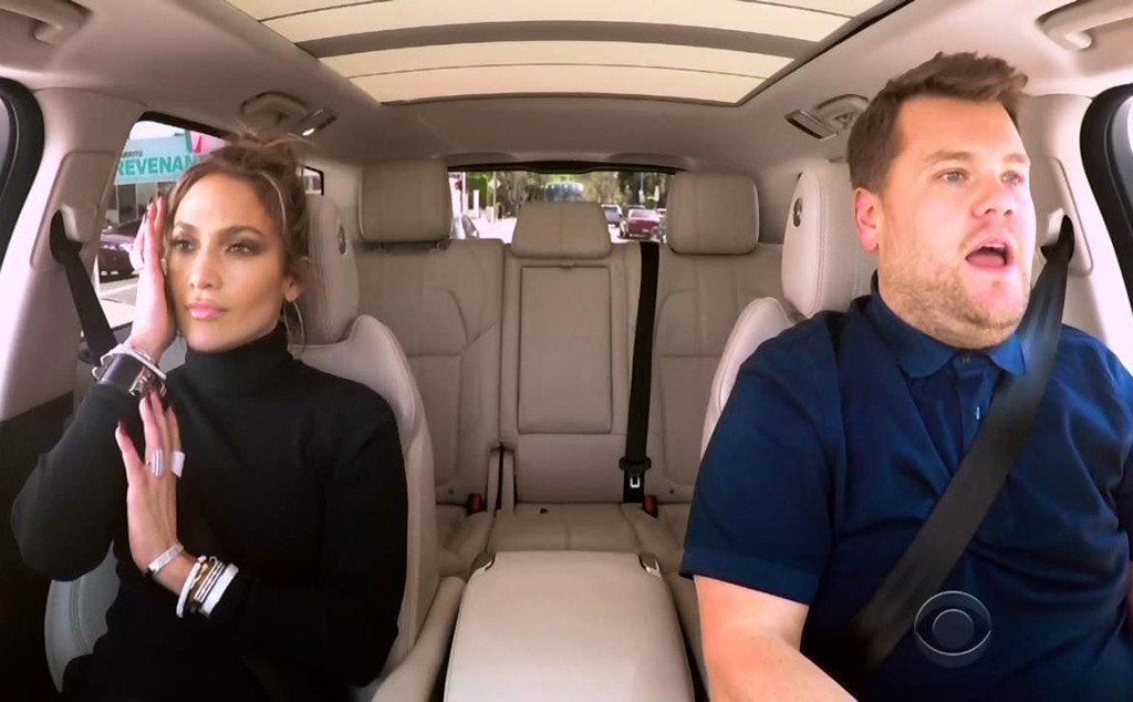 eonlineTV's tweet photo. Jennifer Lopez just RULED #CarpoolKaraoke with a little help from Leonardo DiCaprio: https://t.co/RXiCClpL2M https://t.co/vlU42XEAWj