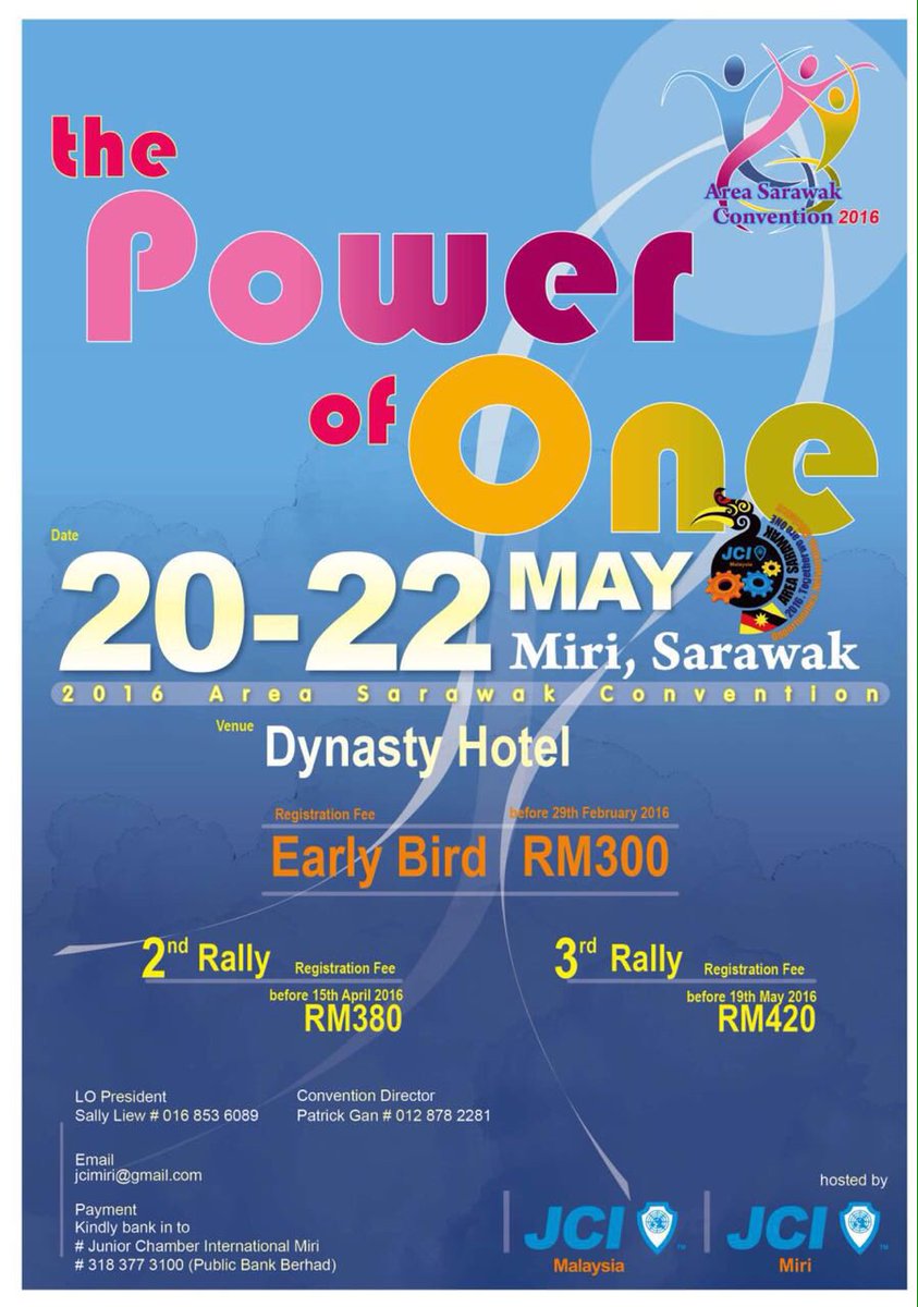 Incoming JCI Malaysia national conventions! Spread the news! 👔