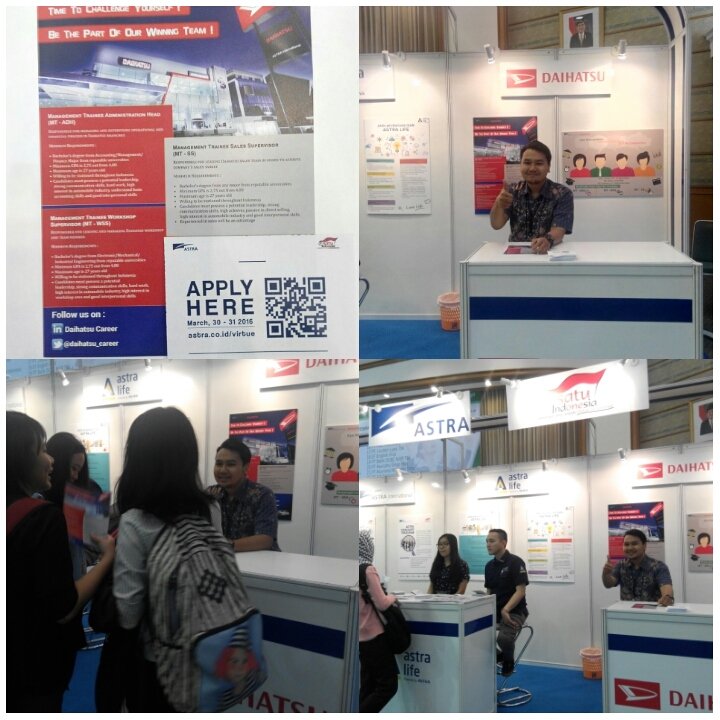 daihatsu_career's tweet photo. Booth AI DSO di JF Unika Atma Jaya Jkt. Sahabat karir yang belum hadir ayo buruan dtg. Free loh! https://t.co/Ewzgv6GSep