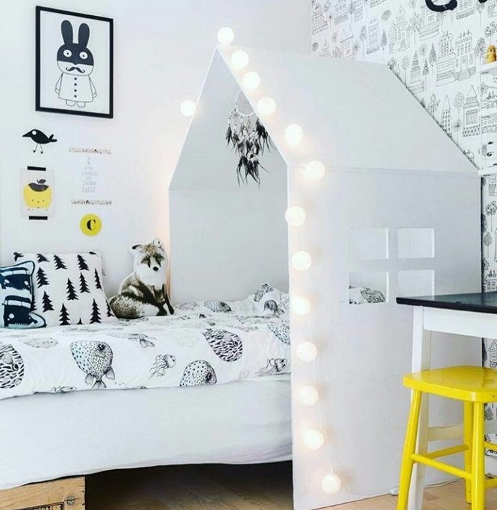 MalenkiyTigr's tweet image. Идея оформления детской. #детская #интерьер #детскийдомик #интерьердетской