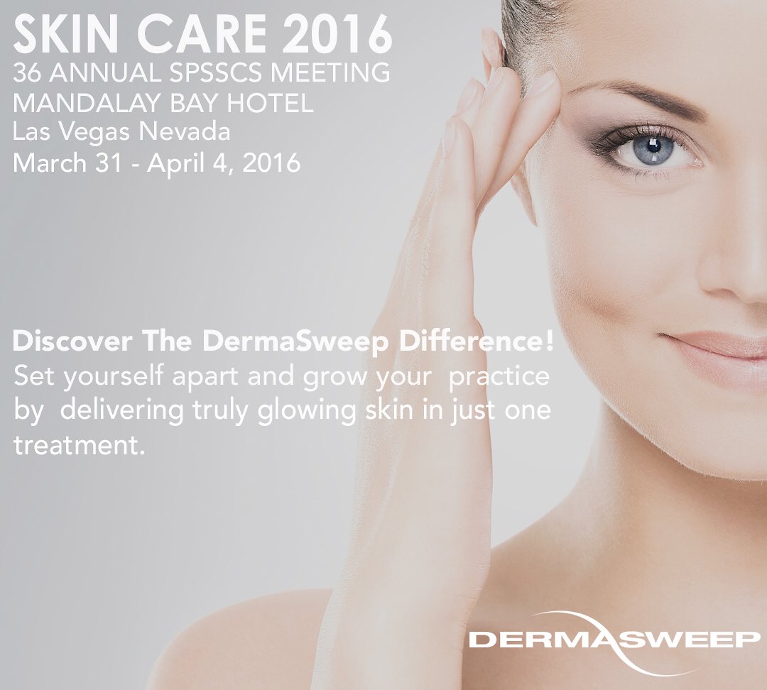 DermaSweep's tweet photo. Looking forward to the upcoming #SPSSCS meeting in Vegas! Discover the #DermaSweep difference! #SPSSCS2016 #ASAPS https://t.co/6JfDs0PCM6