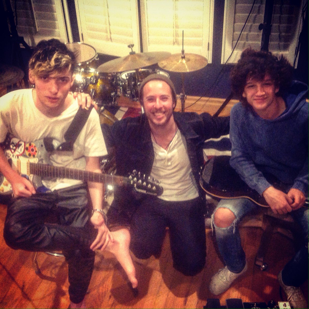 HVNTEDTRIBE's tweet photo. @willswansonxx and @o.raidy getting time with @scottgoldbaum. Dude has worked with @KeithUrban and @YO_RANDYJACKSON https://t.co/N06Yod2T0Q