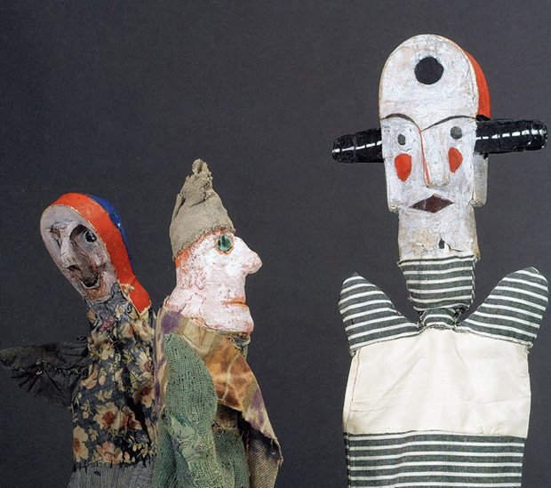 PomeloMagazine's tweet photo. Paul Klee's wonderful handmade puppets for his son, Felix: https://t.co/1BBLN9I820 https://t.co/QBil7jZDG3