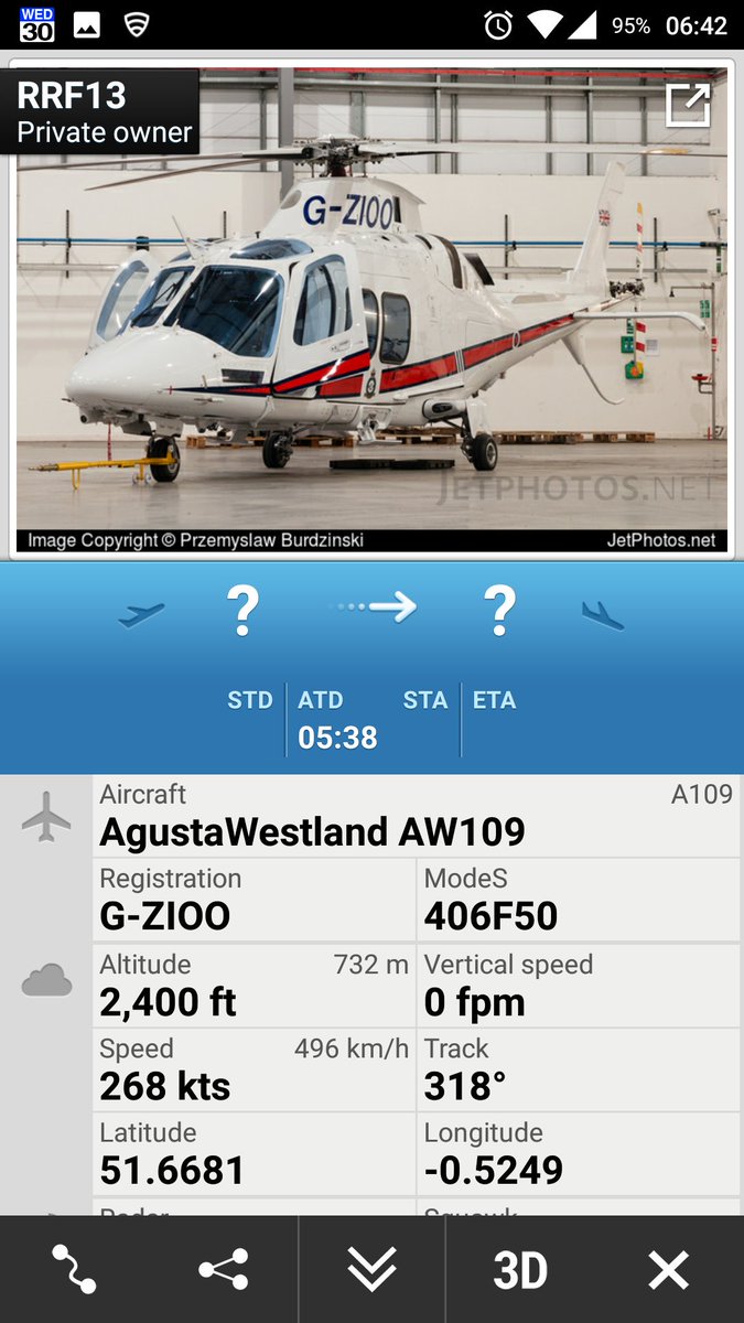CivMilAir's tweet photo. Sloane AW109 #GZIOO on an RAF callsign 
RRF13 https://t.co/mA3FMWfass https://t.co/m90VXJy23n