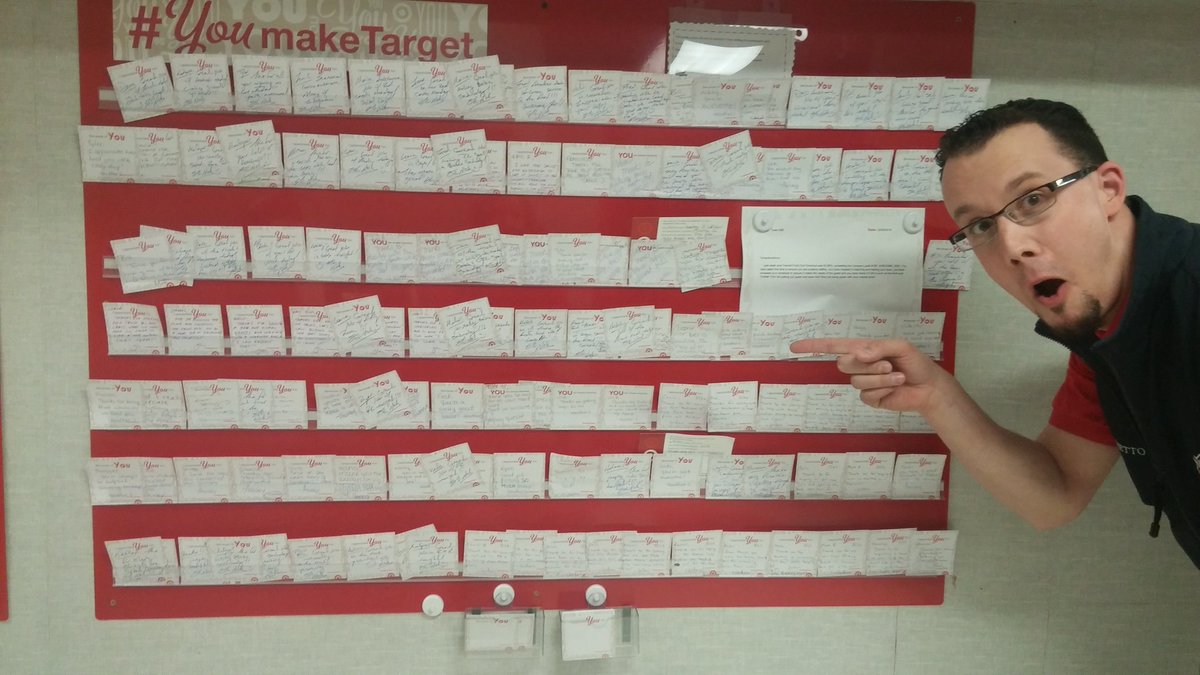 #youmakeTarget board too full? Favorite thing to see! 696 showing some appreciation #bestteaminretail <a href="/ajhenry123/">AJ Henry</a>