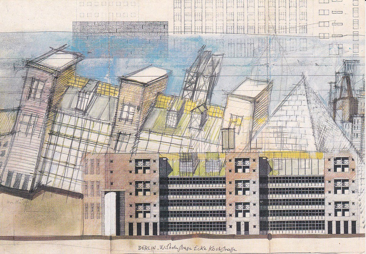 Armin Ganguly Aldo Rossi Postcard Drawings Of Wilhelm Kochstrasse Berlin Architecture T Co 1iwlny3tde T Co 9bceiv1m8n