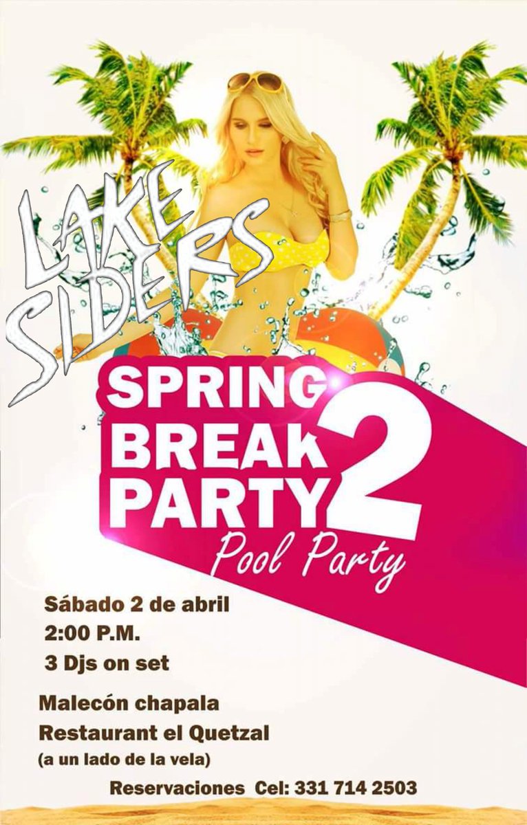 LakesDj's tweet photo. Chapala Are You Ready!! @Jonatha1409 @LakesDj #Dj #PoolParty  #SpringBreak #Chapala https://t.co/oFRJJHSvH3