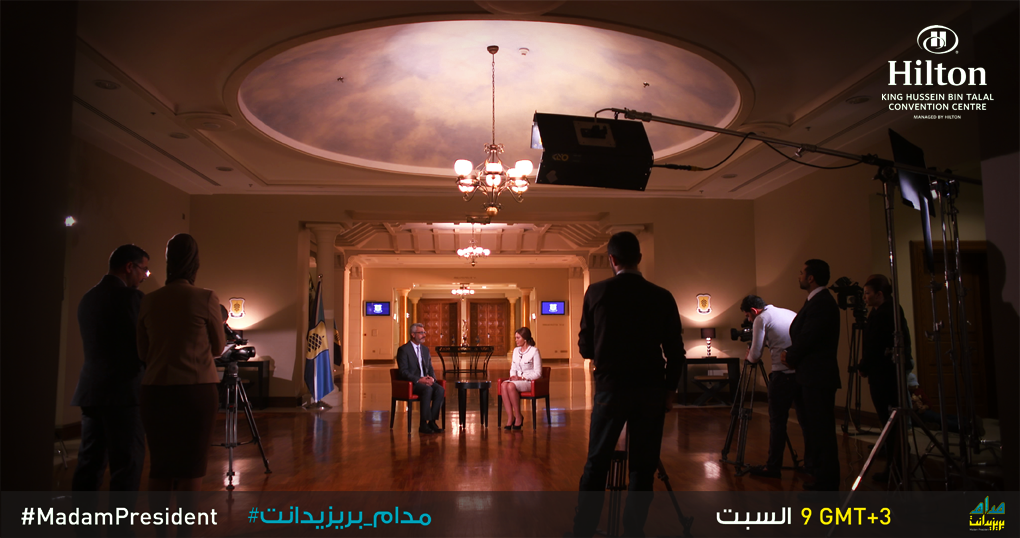 MadamPresTV's tweet photo. An unparalleled partnership. #TheHeadquarters #مقر_الرئاسة @HiltonKHBTCC https://t.co/SurAmoZlC0