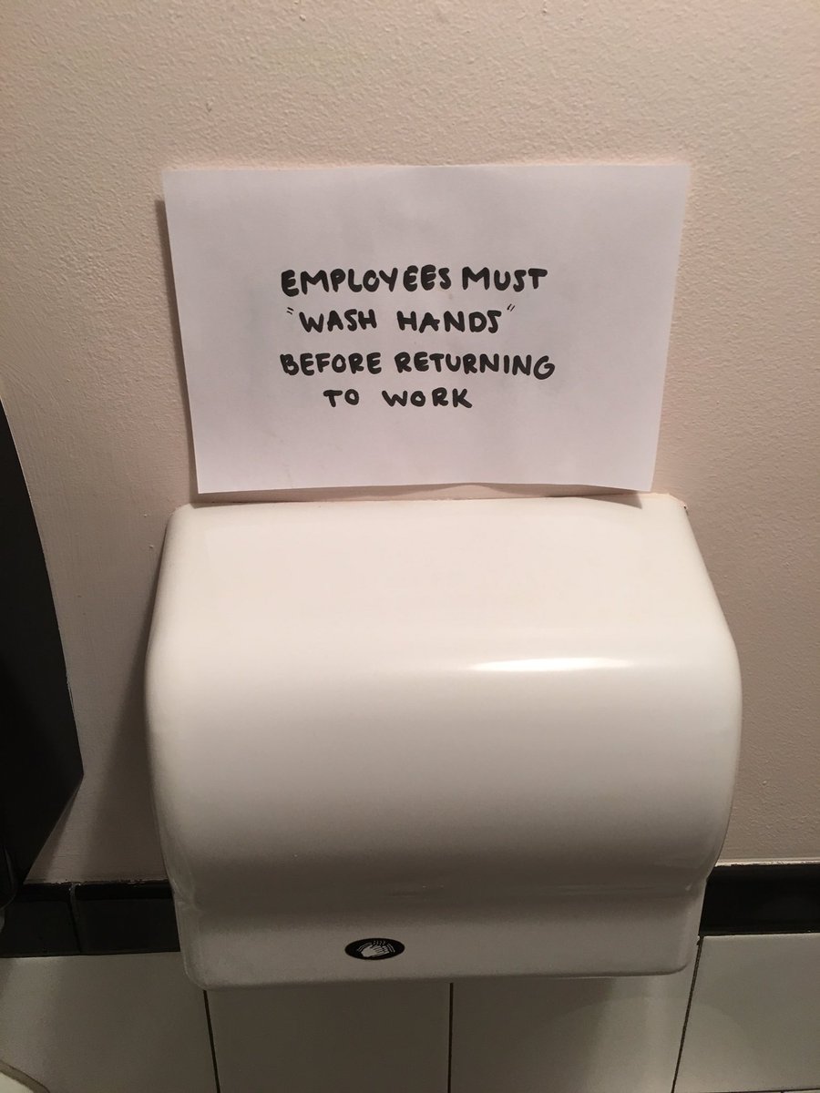 steeeiiinnn's tweet photo. Love the quotes 😂😂 #washhands #sike! https://t.co/ZQaz1DesLK