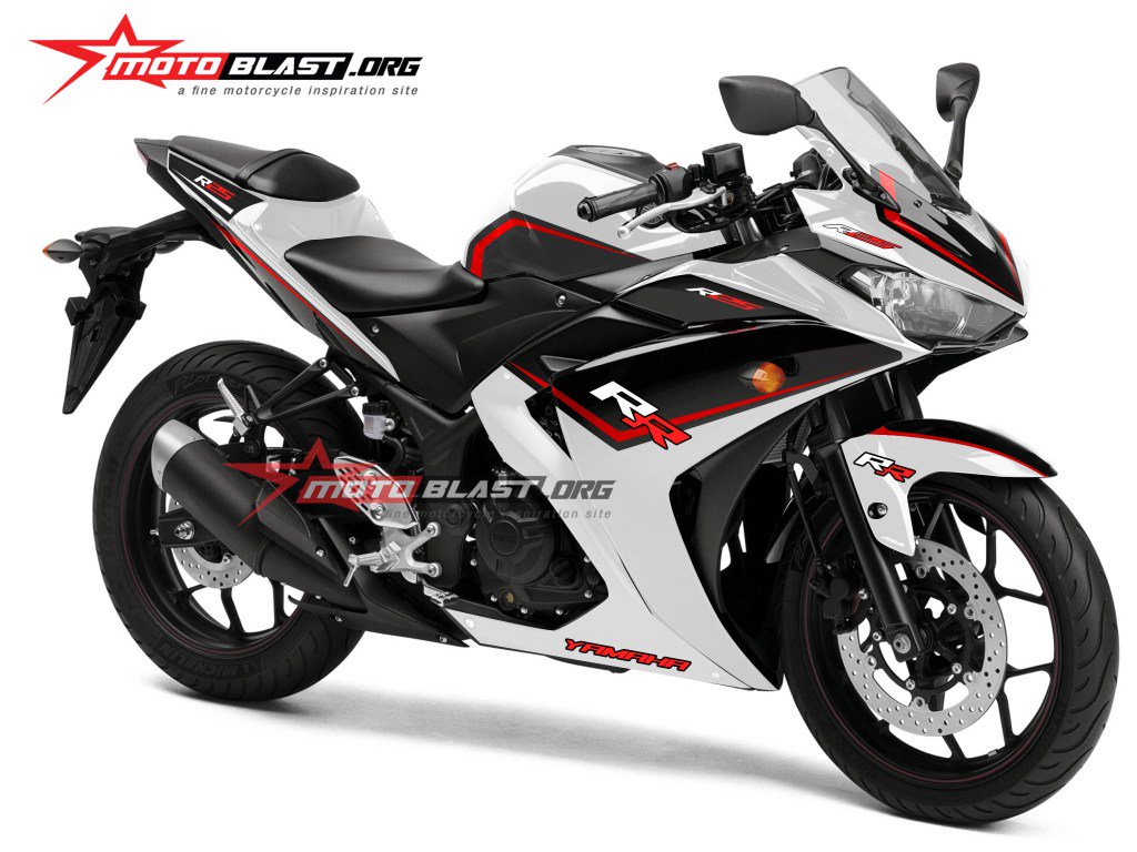 Blog Motoblast On Twitter Modifikasi Striping Yamaha R25 White