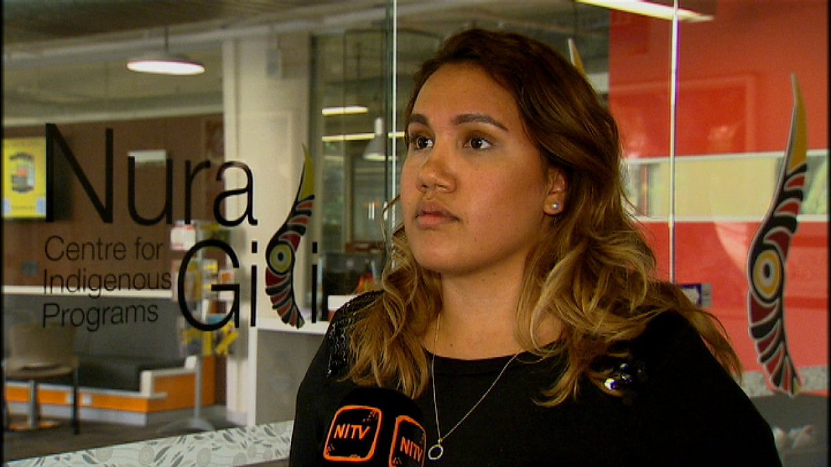 NITV's tweet photo. 'This is our reality': UNSW student weighs in on history debate 9pm #ThePointNITV https://t.co/vAmEvszfHJ https://t.co/k86pMxHt5q