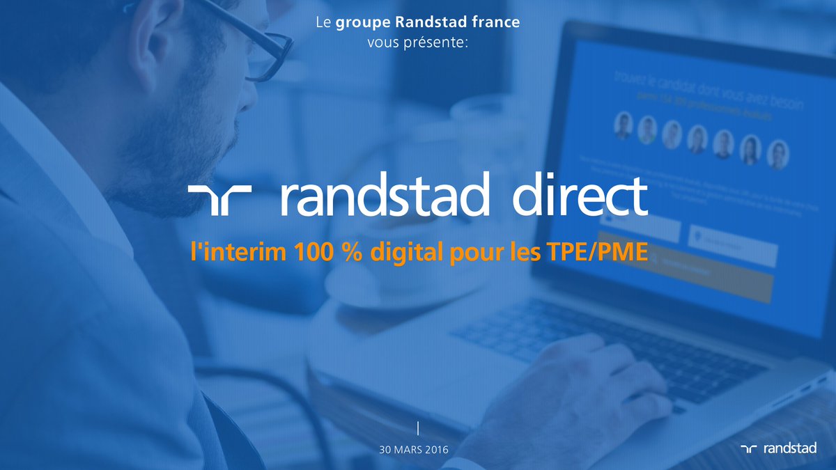 GroupRandstadFR's tweet photo. Le @GroupRandstadFR lance au @NUMAparis ce matin #RandstadDirect l'intérim 100 % digital pour les TPE/PME https://t.co/p3pHOH2jp7