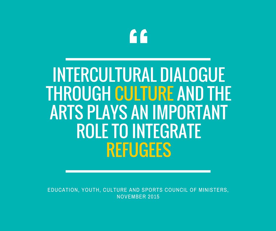 The call for #refugees integration through #culture and #art is open until 28 April eacea.ec.europa.eu/creative-europ…