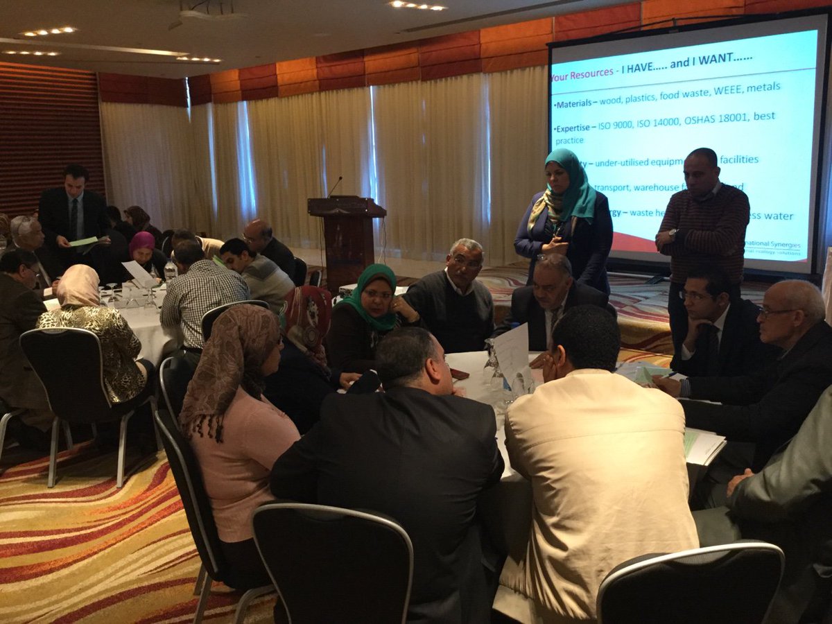 Resource matches coming thick &amp; fast #Global Industrial Symbiosis Programme Hotel Palestine Egypt <a href="/NCPCgov/">NCPC</a> IWEX