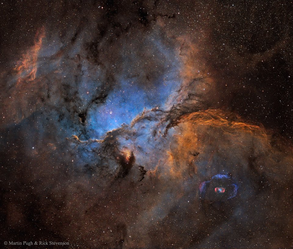CosmosRevealed's tweet photo. #NASA #Astronomy Picture of the Day: "NGC 6188 and NGC 6164"

https://t.co/ShhitvwlyB https://t.co/U0jS65vDin