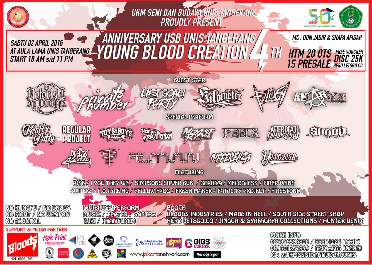 LAST GOAL! (@lastgoal_id) on Twitter photo Hari sabtu ini kita perform di universitas islam syekh-yusuh tanggerang jam 8 malam cc : <a href="/USB_UnisTng/">USB UNIS Tangerang</a> Hari sabtu ini kita perform di universitas islam syekh-yusuh tanggerang jam 8 malam cc : <a href="/USB_UnisTng/">USB UNIS Tangerang</a>