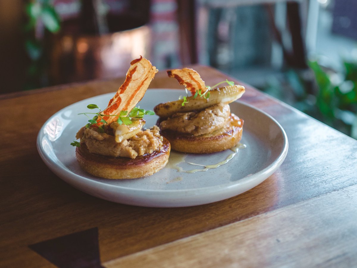 You know the bacon is good when it can stand upright.