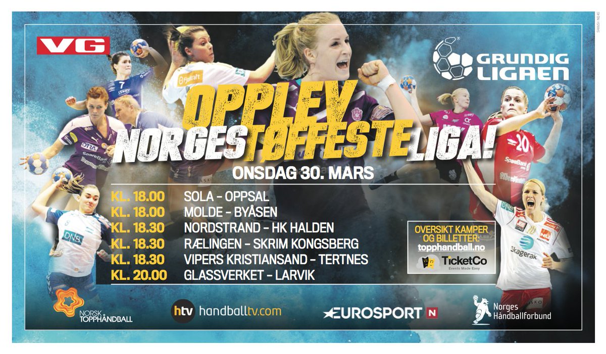 HandballTVcom's tweet photo. I dag starter GRUNDIGligaen kvinner opp igjen og det duket for masse spennende kamper på https://t.co/eCE3j5cUsc: https://t.co/IhAsVnlNe1
