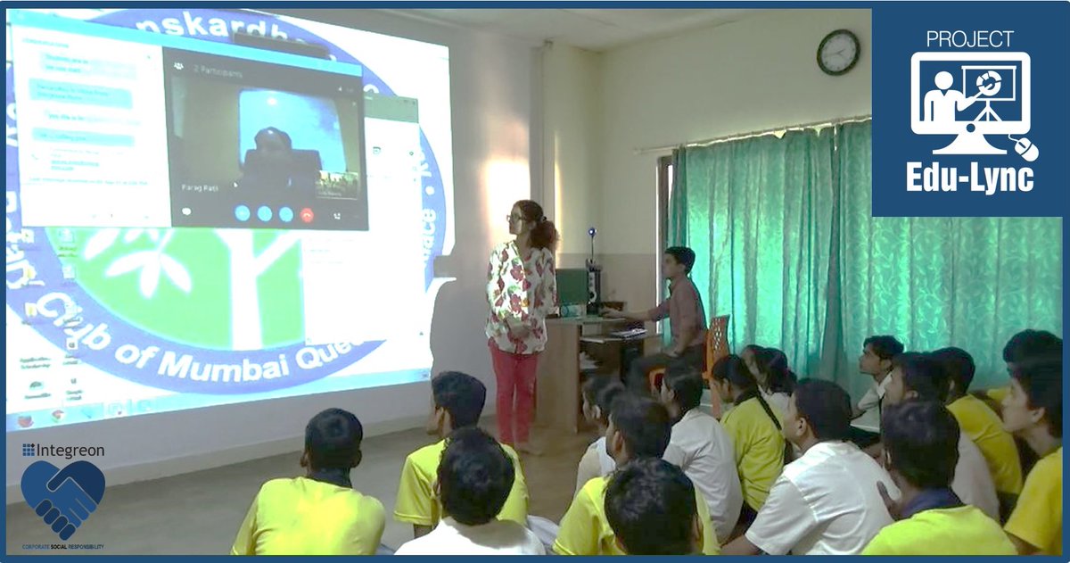 Integreon's tweet photo. Our Associates volunteered over 120 hours teaching 115 lessons at Rotary Sanskardham Academy, Mumbai #IntegreonCares https://t.co/FBP0IYJxex
