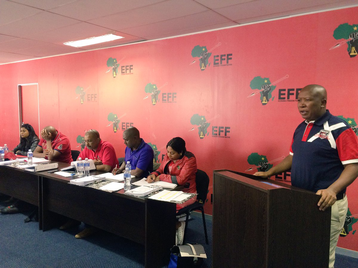 EFFSouthAfrica's tweet photo. EFF 5th Central Command Team sitting in Johannesburg, Braamfontein, Head Quarters #EFFCCT https://t.co/vx1RsaRPtW