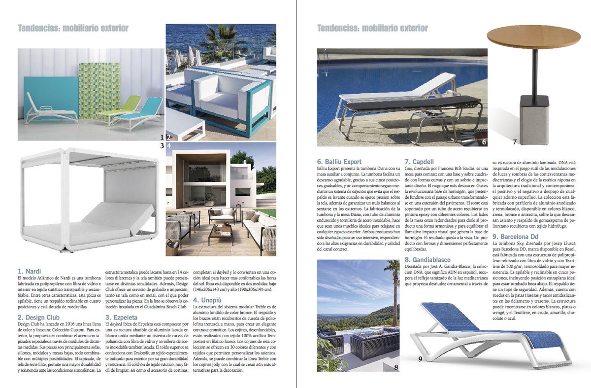 EHContract's tweet image. @gandiablascobcn @Capdell_design @Unopiu_official @DesignClub_ especial mobiliario exterior