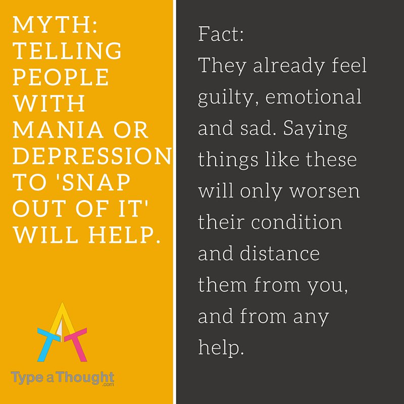 TypeaThought's tweet photo. On #worldbipolar day, Some myths, facts and points about bipolar disorder. https://t.co/7CX8odLfAm